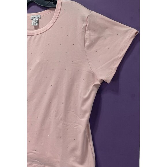 Rue 21 - Women's Short Sleeves T-Shirt - Pink - XXL - Picture 12 of 12